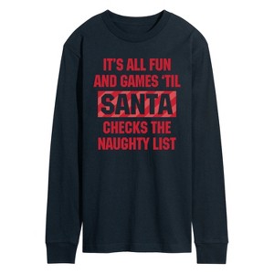 Men's - Instant Message - Fun And Games Long Sleeve Graphic T-Shirt - 1 of 4