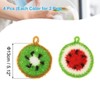 Unique Bargains Non Scratch Durable Hand Crochet Colorful Utility Sponge Watermelon & Fruit 4 Pcs - 2 of 4