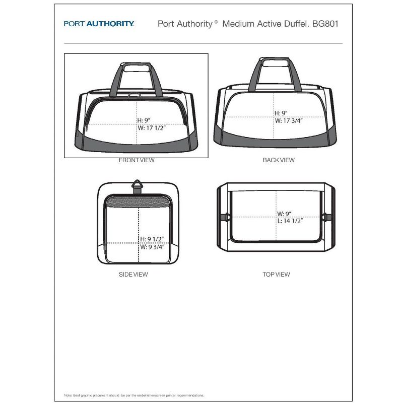Port Authority Durable Duffel Bag - 60L, 4 of 8