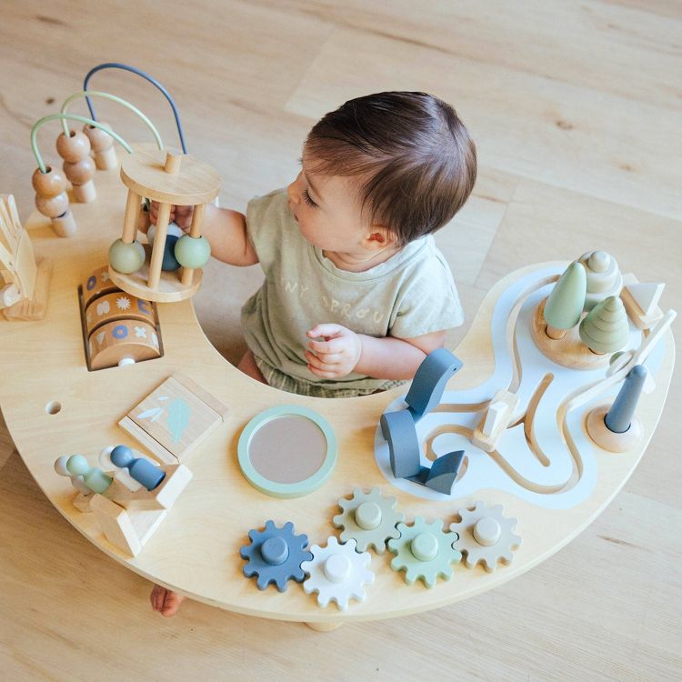 Wonder &#38; Wise Wooden Hi-Lo Activity Table, 5 of 6