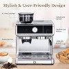 Espresso Machine With Grinder, 20 Bar Semi-Automatic,With Milk Frother Steamer Wand Cappuccino Latte, 95 OZ Water Tank, PID Temperature Control - 3 of 4