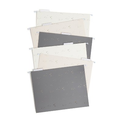 U Brands 6ct Hanging File Folders Simple Speckle : Target