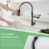 Single-handle Pull-down Commercial Kitchen Sink Faucet - 3 of 4