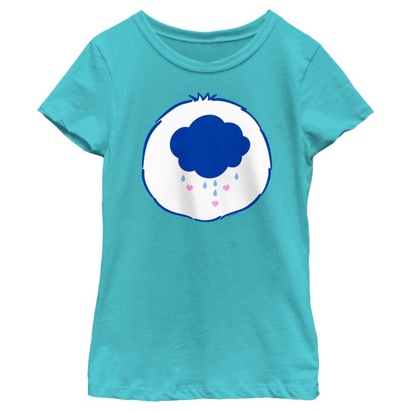 Girl's Care Bears Grumpy Bear Costume T-Shirt, 1 of 5