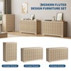 5/6/8 Drawer Fluted Dresser for Bedroom,Modern Chest of Drawers with Handleless - 3 of 4