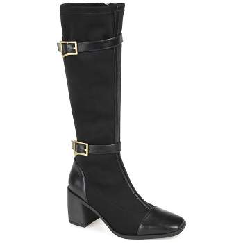 Journee Collection Womens Gaibree Tru Comfort Foam Stacked Heel Knee High Boots