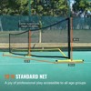 VEVOR Portable Pickleball Net System, 22FT Regulation Size Net, Weather Resistant Steady Metal Frame & Strong PE Net, Outdoor Game Sports Net - 3 of 4