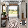 Leopard Print Area Rug – Ultra Soft, Machine Washable Non-Slip Animal Pattern Carpet for Living Room - 3 of 4