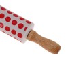 Unique Bargains Rolling Pin Small Silicone Solid Wood 1 Pc - 4 of 4