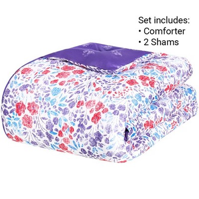 The Lakeside Collection Liberty Floral Comforter Set or Pillow - King Comforter Set 3 Pieces