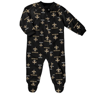 Image of NFL New Orleans Saints Infant Boys' Blanket Sleeper - 12M