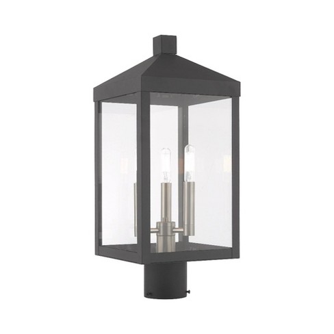 Livex Lighting Nyack 3 - Light Post Light in  Scandinavian Gray - image 1 of 4