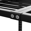 Karl Home 48 in. D x 48 in. W Black in Adjustable Height Overhead Ceiling Mount Garage Storage Rack with Free Hooks - 4 of 4