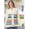 Woman Within Women's Plus Size Aztec Print Cardigan - 4 of 4