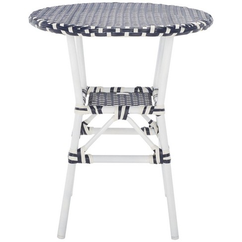 California Indoor/outdoor Bistro Table - Navy/white - Safavieh : Target