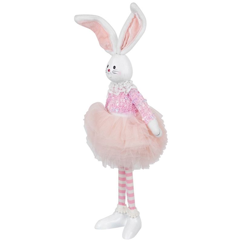 Northlight Ballerina Bunny Standing Easter Figure - 15" - Pink and White, 3 of 6