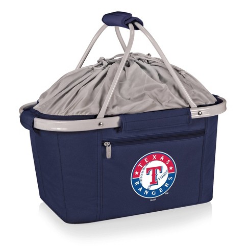 MLB Texas Rangers Metro Basket Collapsible Cooler Tote - Navy Blue - image 1 of 4