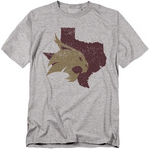 Men's Texas State University State Shape T-Shirt - 1 of 4