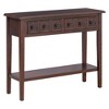 Bella Depot 38.2" Rustic Console Table with Open Shelf - 4 of 4