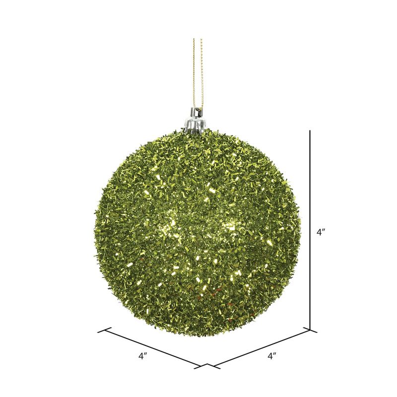 Vickerman Tinsel Ball Ornament, 2 of 4