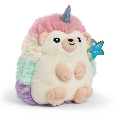 FAO Schwarz Glow Brights Toy Plush LED with Sound Hedgicorn 15" Stuffed Animal