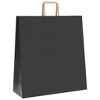 vidaXL Paper Bags 50 pcs with Handles Black 17.7x6.7x18.9" - 4 of 4