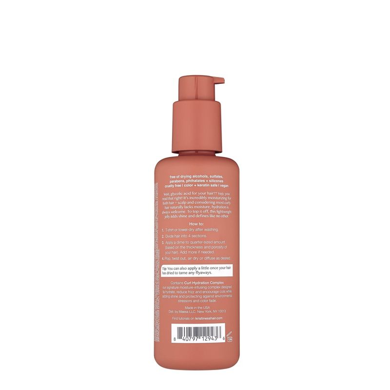 Kristin Ess Weightless Shine Curl Defining Jelly with Glycolic Acid - Hydrated, Defined Curls - 6.7 fl oz, 2 of 6