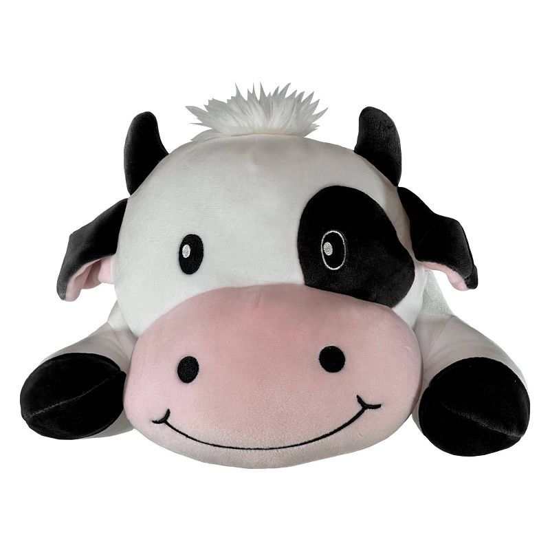 Snoozimals 20&#34; Cow Plush, 3 of 5
