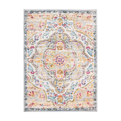 World Rug Gallery Distressed Vintage Bohemian Area Rug