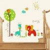 Slickblue Adorable Animal Vinyl Wall Decals – Easy Peel & Stick Décor for Smooth Surfaces – 23.6" x 35.4" - 3 of 3