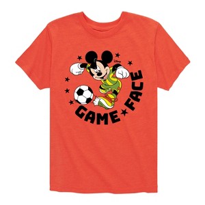 Boys' - Disney - Game Face Soccer Short Sleeve Graphic T-Shirt - 1 of 4