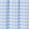 Kate Aurora Living Country Farmhouse Blue Plaid Gingham 3 Pc Kitchen Curtain Tier & Valance Set - 56 in. W x 36 in. L - 3 of 3