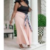 Women's Woven Wide Leg Pant - Plus - Adriana Contreras - 2 of 3