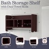 Bath Storage Shelf with Towel Rod 25" - Alaterre Furniture - 3 of 4