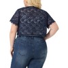 Agnes Orinda Women's Plus Size Sheer Lace Open Front Lightweight Elegant Shrugs - 4 of 4