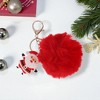 Unique Bargains Christmas Keychain with Double Ring and Lobster Clasp Alloy 2.76" 1 Pc - 4 of 4