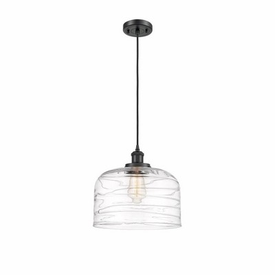 Bell - 1 Light Cord Hung Mini Pendant In Industrial Style-11.38 Inches Tall and 12 Inches Wide