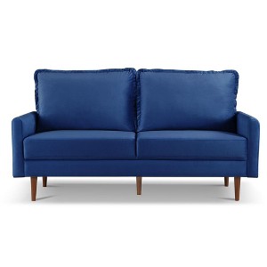 American Furniture Classics,69 Inch Wide Upholstered Two Cushion Sofa with Cambered Arms - 1 of 4