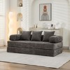 Comfy Convertible Folding Mattress Couch, Floor Sofa Lounge with Armrest â€ - 4 of 4