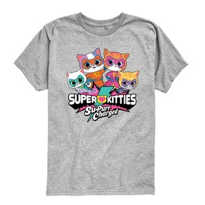 Boys' - Disney - Super Kitties Group Short Sleeve Graphic T-Shirt - 1 of 4