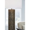 Signature Design by Ashley Jebson 66" Bronze Metal Floor Lamp with Drum Shade, Dark Bronze Finish - 3 of 4