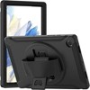 SAHARA - PROTECTION Hand Strap Series Case for Samsung Galaxy Tab A8 - Black - 3 of 4