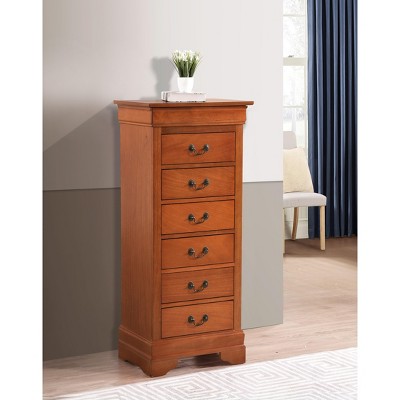 NicBex Mid-Century Modern 5 Drawers Dresser with Metal Handles Wooden Closet Organizers and Storage for Bedroom, Living Room, Hallway