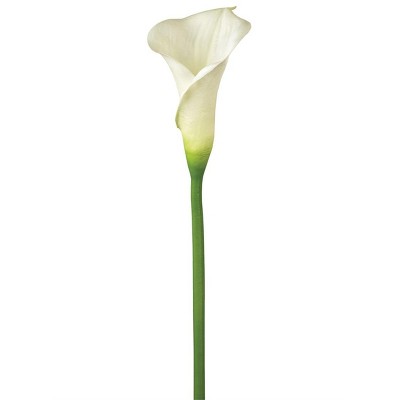 Sullivans Artificial Calla Lily Stem 28"H White Flowers