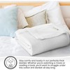 Whisper Organics, 100% Organic Woven Cotton Blanket, Breathable GOTS & Fairtrade Certified, White - 4 of 4