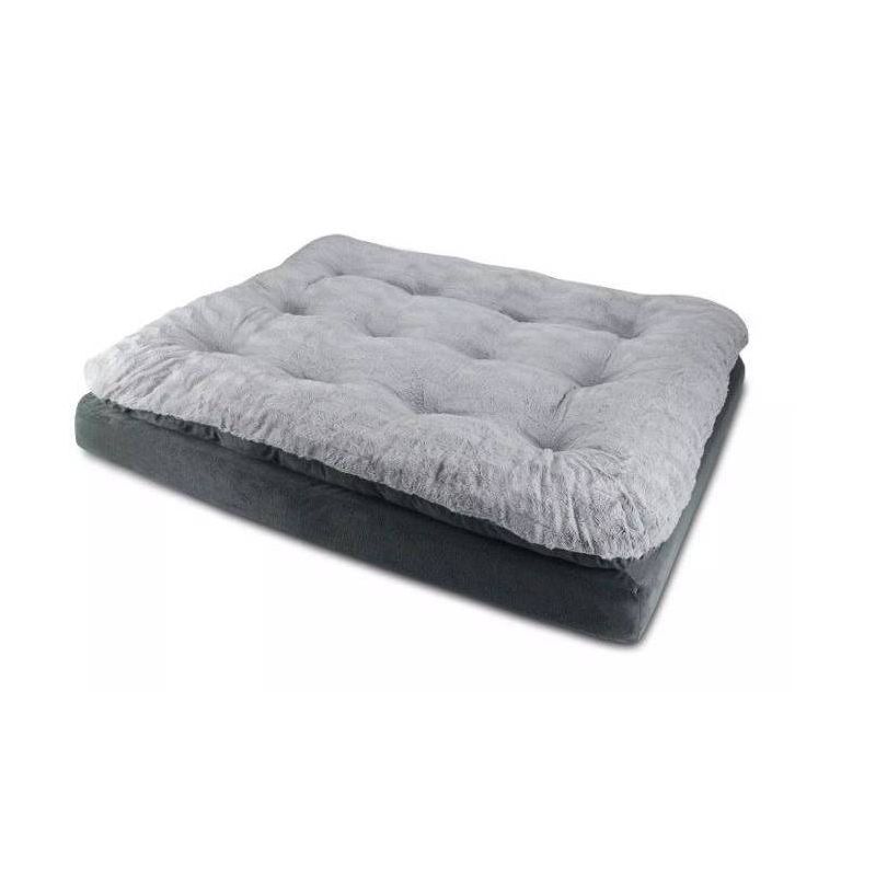 Canine Creations Pillow Top Rectancle Dog Bed - Charcoal, 4 of 5