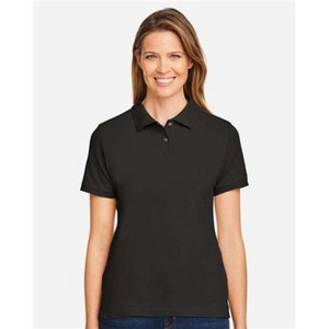 EG PRO Women's Cotton Polo Shirt – Short Sleeve Collared Polo for Women, Classic Fit Casual Golf Polo Top - 1 of 4