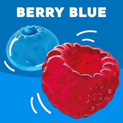 Berry Blue Artificially Flavored Gelatin Dessert Mix, Family Size, 6 oz
