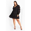 Women's Plus Size Daisy May Dress - black | CITY CHIC - 2 of 4