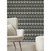 Brewster Peel and Stick 1pc Wallpaper Akira Black - 4 of 4